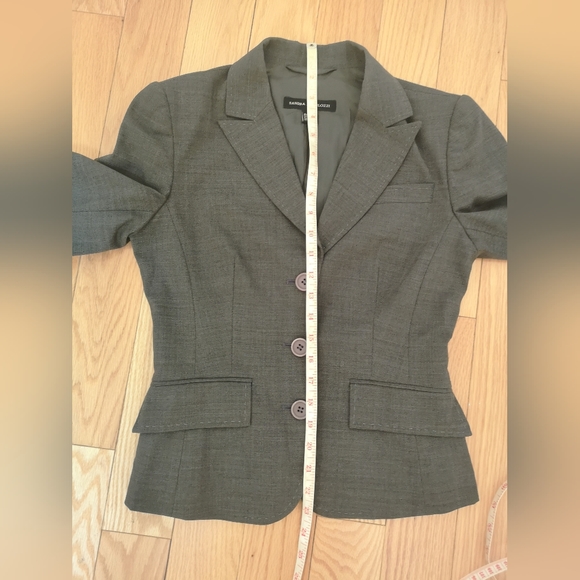 SANDRA ANGELOZZI FEMME DE CARRIÈRE WOOL BUSINESS SUIT CHARCOAL - Picture 14 of 16